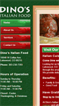 Mobile Screenshot of dinositalianfood.com